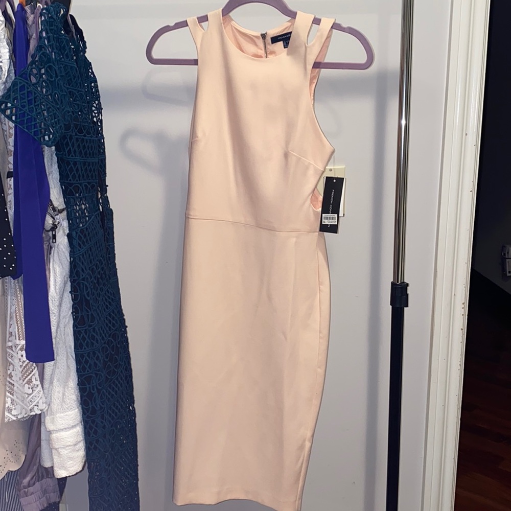 French connection midi cut out dress